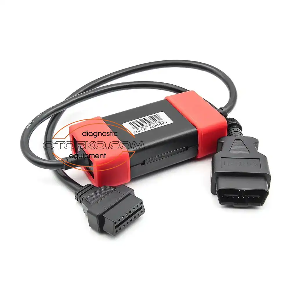 Launch X431 / DBScar / Thinkdiag 24V -> 12V Ağır Vasıta Kamyon OBD2 Voltaj Dönüştürücü ve Koruyucu Konvertör - 2